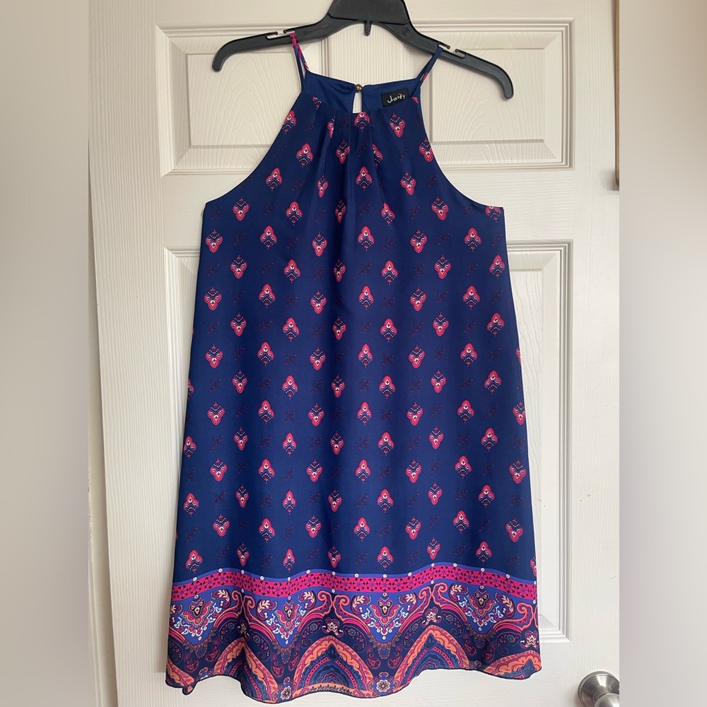 Justify Navy and Pink Kids Dress
